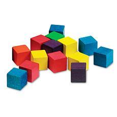 2cm 쌓기나무 (6 Color, 100개) 2cm Wooden Color Cubes, Set of 100 